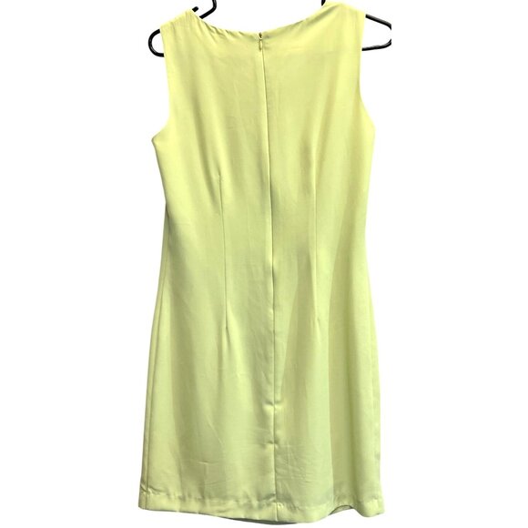 Apostrophe Vintage Womens Light Green Single Stitch Lined Dress Back Zip Size 8 - Picture 2 of 5